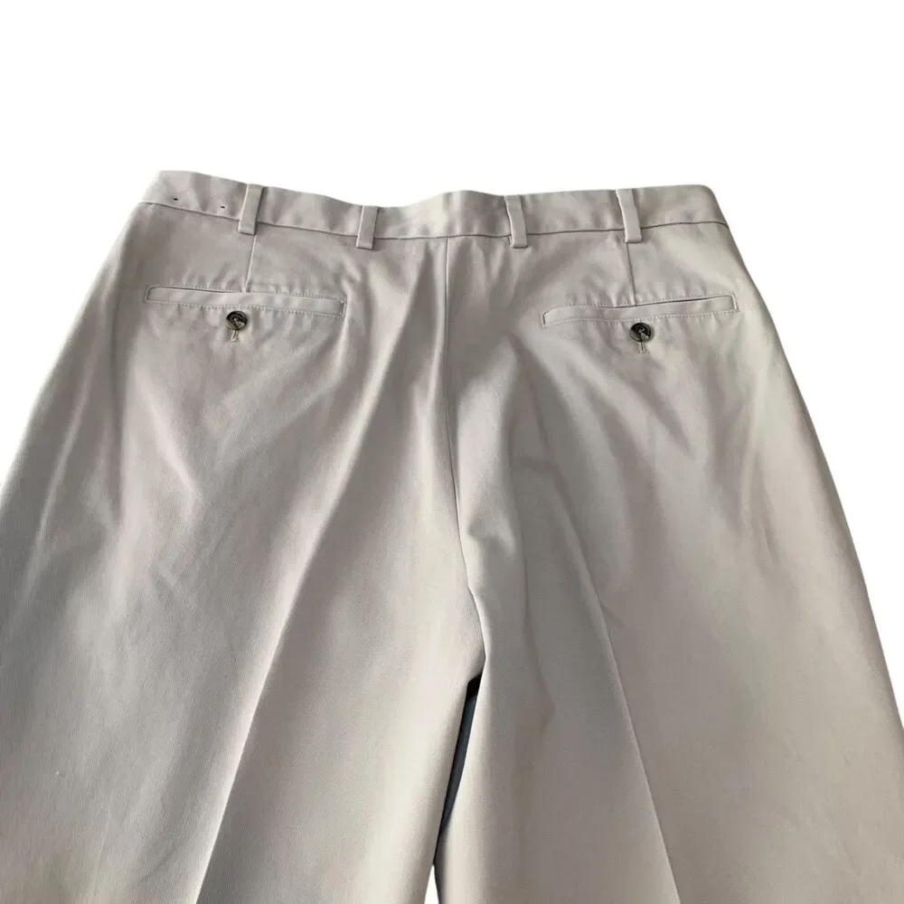 Brooks Brothers Mens Advantage Chino Elliot Preppy Office Khaki Pants 38x32